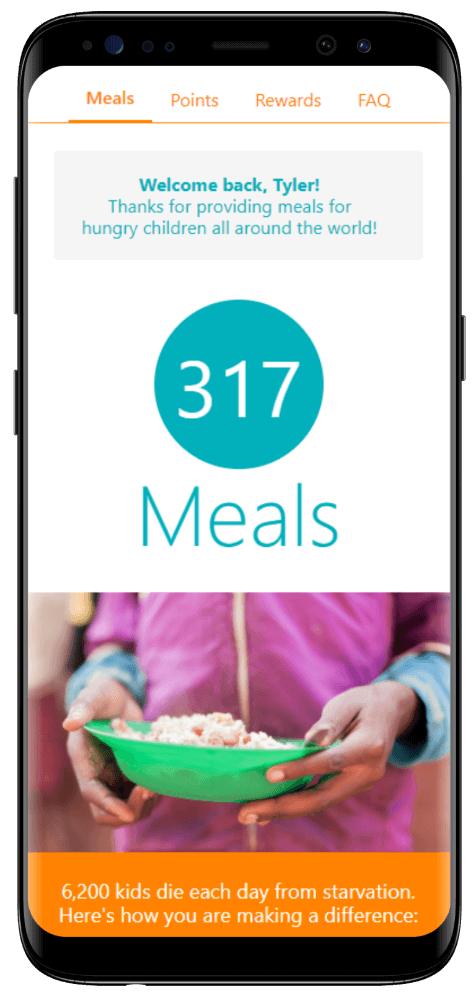 Customer Loyalty Meal Count Page in 3rd party loyalty app