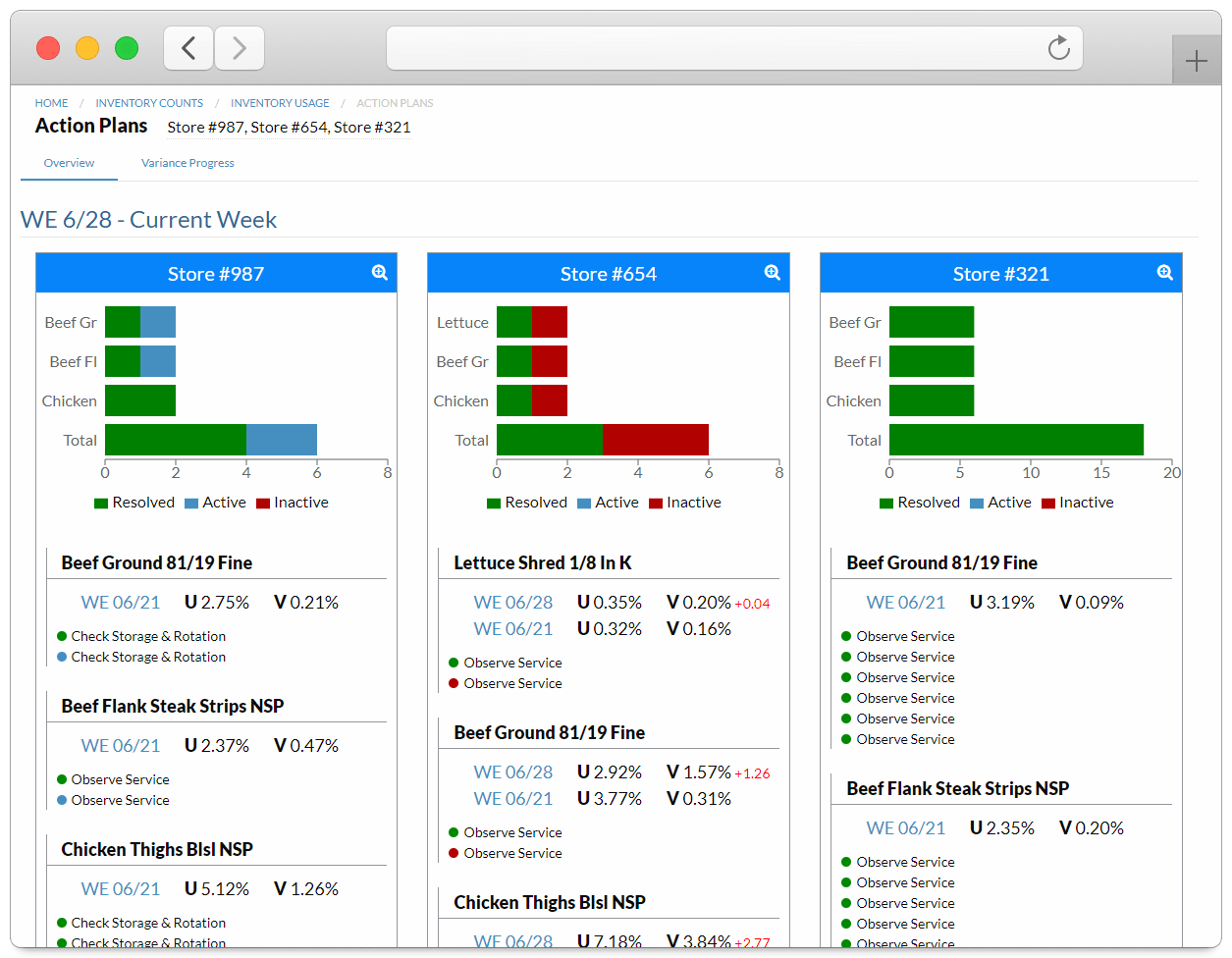 Action Plan Overview Page